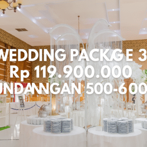 Wedding package 3 untuk undangan 500-600